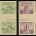 Postage SCOTT #766a,767a, 1c YELLOW/GREEN, 2c DEEP PURPLE, IMPERF BLOCKS – CATALOG $40