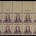 Postage SCOTT #726 PLATE BLOCK OF 10, 3c, PURPLE, MOG-NH, FRESH & VF – CATALOG VALUE $18
