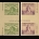 Postage SCOTT #766a,767a BLOCKS, 1c GREEN, 3c VIOLET, NGAI, VF & PO FRESH – CATALOG $45
