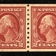 Postage SCOTT #419-420, 20c, ULTRAMARINE, 30c, ORANGE-RED, USED, ABT FINE – CATALOG $35