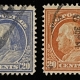 Postage SCOTT #413 PAIR, PERF 8 1/2 VERTICALLY, MOG-H, VF & FRESH! – CATALOG VALUE $60