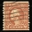 Postage SCOTT #453, 2c CARMINE ROSE, TY I, USED – CATALOG VALUE $45