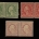 Postage SCOTT #490,492,493, 1c GREEN, 2c CARMINE, 3c LT VIOLET, MOG-NH – CATALOG $172