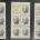 Postage SCOTT #1213a 5c GREY BLUE, 3 PANES-DIFF SLOGANS, VF, MOG, NH, CAT $24-APS MEMBER