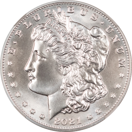 Modern Commems 2021-P/D/O/S/CC MORGAN & PEACE 6 COIN COMPLETE COMMEM DOLLAR SET, GEM BU IN OGP