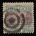 Postage SCOTT #120 24c GREEN & VIOLET, USED & FINE W/ GREAT COLOR-SOUND; CAT $650