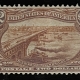 Postage SCOTT #292 $1 BLACK, CATTLE IN STORM, MOG-HR, INTENSE COLOR & abt VF-CAT $1500