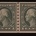 Postage SCOTT #412 1c GREEN, PAIR, PERF 8.5 VERT, MOG-VLH (PENCIL NOTATION), VF-CAT $60