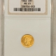 $1 1849 $1 GOLD DOLLAR, CLOSED WREATH – PCGS MS-62, NICE ORIGINAL FIRST YEAR TYPE!
