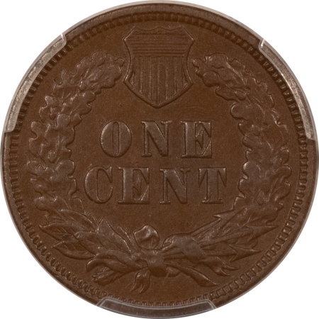 Indian 1872 INDIAN CENT – PCGS AU-55, CHOCOLATE BROWN, TOUGH DATE!