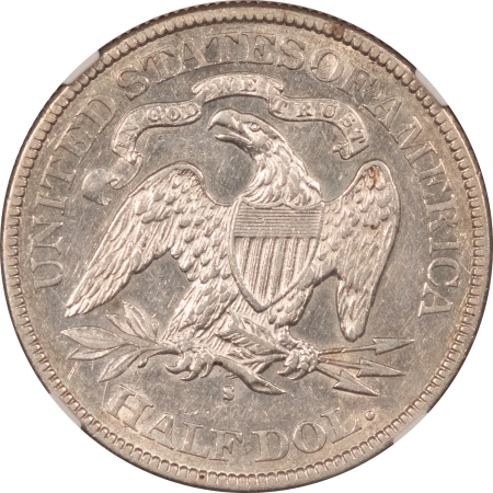 Liberty Seated Halves 1877-S SEATED LIBERTY HALF DOLLAR – NGC AU-53