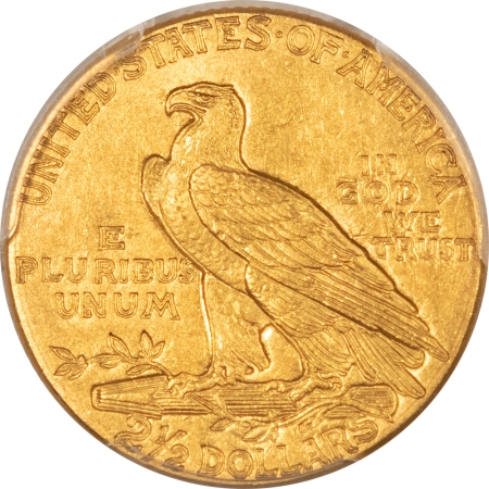 $2.50 1912 $2.50 INDIAN HEAD GOLD – PCGS MS-62, TOUGHER DATE!