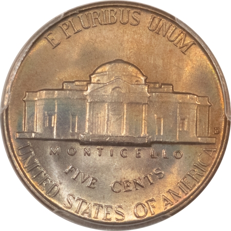 Jefferson Nickels 1950-D JEFFERSON NICKEL – PCGS MS-67, PRETTY SUPERB GEM, NEARLY FULL STEPS!