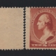 Postage SCOTT #214 3c VERMILLION, USED, AVG+ W/ SOME SHORT PERFS; CAT $50