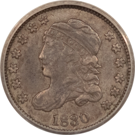 Capped Bust Half Dimes 1830 CAPPED BUST HALF DIME – ANACS VF-25, NICE ORIGINAL