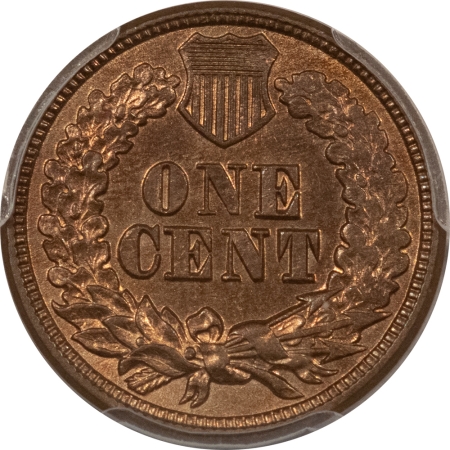 Indian 1863 INDIAN CENT, PCGS MS-62, LUSTROUS & CHOICE!
