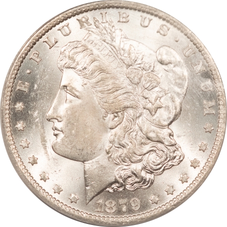 Dollars 1879-O MORGAN DOLLAR – ANACS MS-62, BLAST WHITE & LOOKS CHOICE!