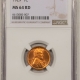 Lincoln Cents (Wheat) 1919-D LINCOLN CENT – NGC MS-63 BN, PRETTY!