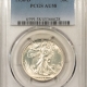 Half Dollars 1934-D WALKING LIBERTY HALF DOLLAR – PCGS MS-63, BLAST WHITE & CHOICE!