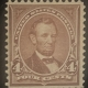 Postage SCOTT #290 10c GRAY-VIOLET, USED & SOUND, FINE-CATALOG $35