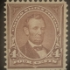 Postage SCOTT #290 10c GRAY-VIOLET, USED & SOUND, FINE-CATALOG $35