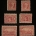 Postage SCOTT #367 (2), #370 (2), #372 (2); ALL MOG, AVG/FINE CENTERING, BRIGHT-CAT $42