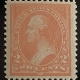 Postage SCOTT #285 1c DARK YELLOW-GREEN, MOG-NH, OFFSET ON GUM, FRESH COLOR-CAT $75!