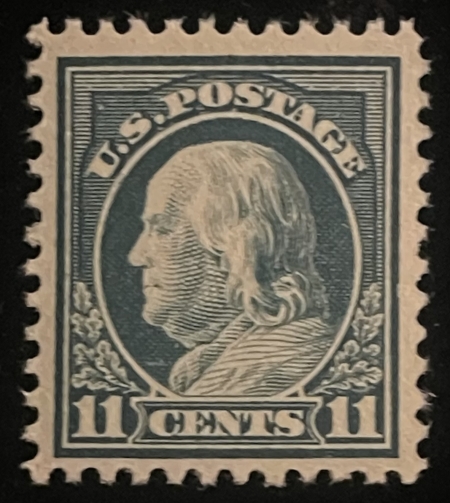 Postage SCOTT #511 11c DARK GREEN, MOG-NH, VF+ & P.O. FRESH! CAT $18