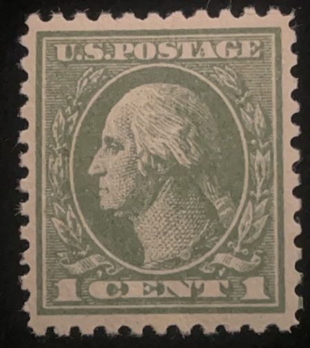 Postage SCOTT #525 1c GRAY-GREEN, MOG NH, VF & P.O. FRESH! CAT $17.50