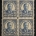 Postage SCOTT #557, 5c BLUE, BLOCK OF 4, MOG-NH, VF & P.O. FRESH, INTENSE COLOR-CAT $150