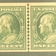 Postage SCOTT #343, 344, 383 & 384; 1c-2c IMPERFS, wmk 190 & 191; MOG-HINGED; CAT $16.50