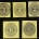 U.S. Stamps SCOTT #UO4-UO6, LOT OF 5, P.O. DEPT, STAMPED ENVELOPES CUT SQUARES – CAT $26.85