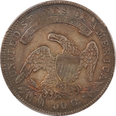 Early Halves 1834 CAPPED BUST HALF DOLLAR, SMALL DATE, SM LETTERS – PCGS VF-35, NICE ORIGINAL