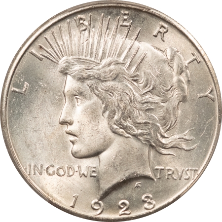 New Certified Coins 1923-S PEACE DOLLAR – PCGS MS-63, BLAST WHITE & PREMIUM QUALITY!