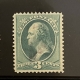 Postage SCOTT #184, 3c GREEN, MOG-H, FINE W/ BRIGHT COLOR-CAT $90