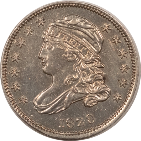 Dimes 1828 CAPPED BUST DIME, UNCIRCULATED DETAILS AND PROOFLIKE-GREAT LOOKING EXAMPLE!