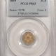 Lincoln Cents (Wheat) 1921-S LINCOLN CENT – PCGS MS-64 RB, OLD GREEN HOLDER, LOOKS RED!