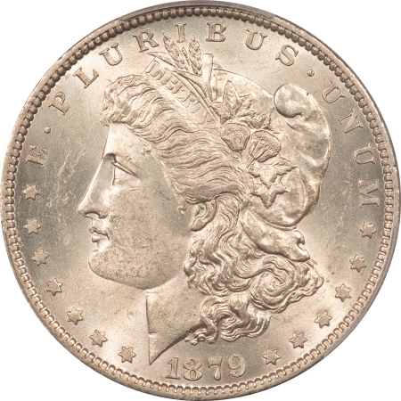 Morgan Dollars 1879-O MORGAN DOLLAR – PCGS MS-62, WHITE & WELL-STRUCK
