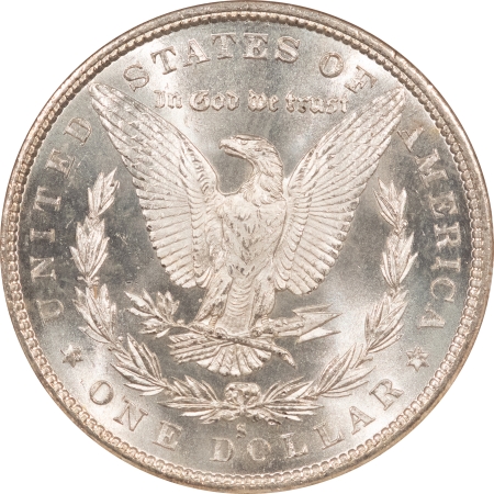Dollars 1880-S MORGAN DOLLAR – NGC MS-65, BLAST WHITE GEM!