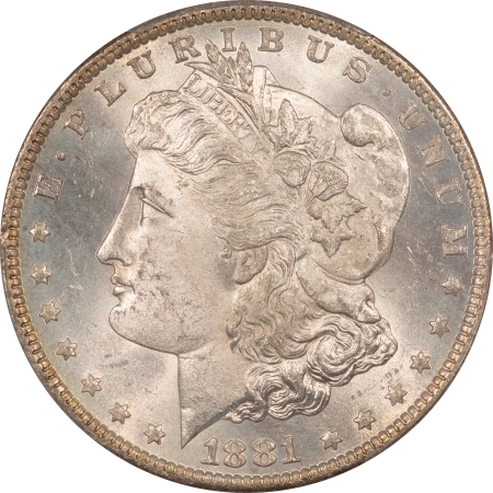 Morgan Dollars 1881-O MORGAN DOLLAR – PCGS MS-64+ ORIGINALL SATINY WHITE & SEMI PL