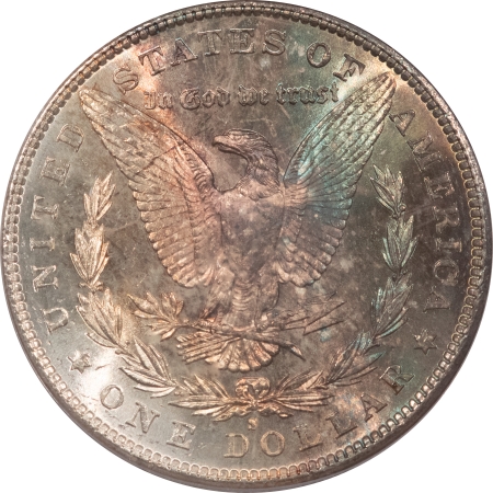 Dollars 1881-S MORGAN DOLLAR – PCGS MS-64, OGH! PRETTY TWO SIDED COLOR!