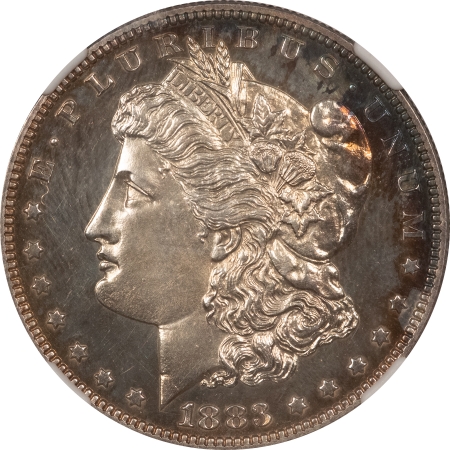 Morgan Dollars 1883 PROOF MORGAN DOLLAR – NGC PF-63, PRETTY & SEMI CAMEO!