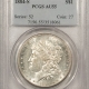 Morgan Dollars 1885 MORGAN DOLLAR – PCGS MS-63 DMPL, UNTONED & VERY DEEP!