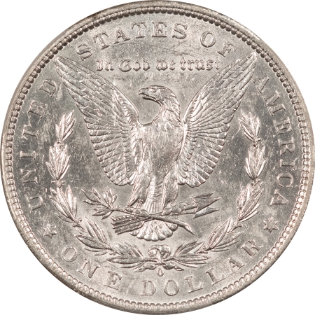 Morgan Dollars 1889-O MORGAN DOLLAR – PCGS AU-55, BRIGHT WHITE & LOOKS UNCIRCULATED!