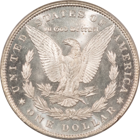 CAC Approved Coins 1891 MORGAN DOLLAR – PCGS MS-63 PL & CAC, WHITE, STRONG PROOFLIKE SURFACES TOUGH