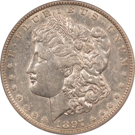 Morgan Dollars 1897-O MORGAN DOLLAR – PCGS XF-45, FLASHY!