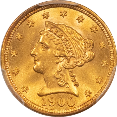 $2.50 1900 $2.50 LIBERTY GOLD – PCGS MS-62