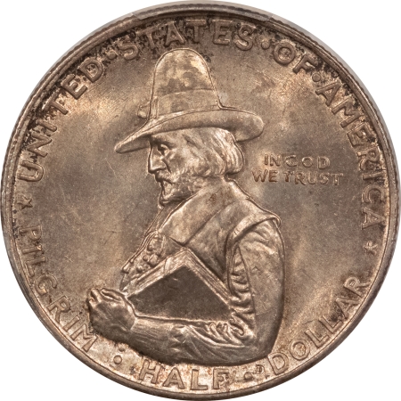 New Certified Coins 1920 PILGRIM COMMEMORATIVE HALF DOLLAR – PCGS MS-64, PRETTY LOOKS GEM!