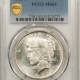 New Certified Coins 1923-S PEACE DOLLAR – PCGS MS-64, OLD GREEN HOLDER, LUSTROUS & PREMIUM QUALITY!