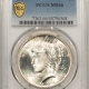 CAC Approved Coins 1924-S PEACE DOLLAR – PCGS MS-64+ BLAZING LUSTROUS, PQ NEAR GEM & CAC APPROVED!